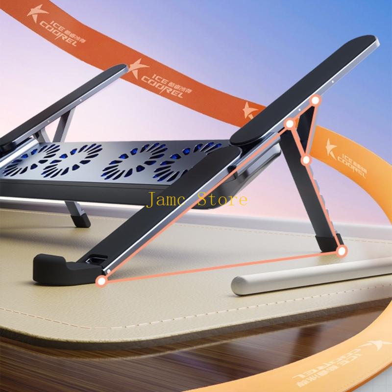 LX0B อลูมิเนียมที่เงียบสงบแล็ป - Laptop Cooling Pad บทวิจารณ์และราคา