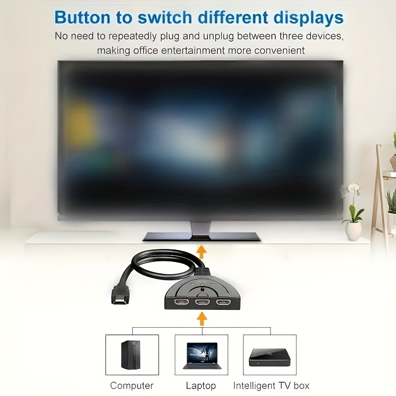 4K * 2K 3 พอร์ต HDTV เข้ากันได - Hdmi Cable บทวิจารณ์และราคา