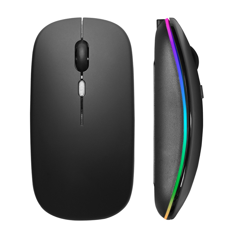 เมาส์ไร้สาย RGB ชาร์จ USB 2.4G - Laptop Mouse บทวิจารณ์และราคา