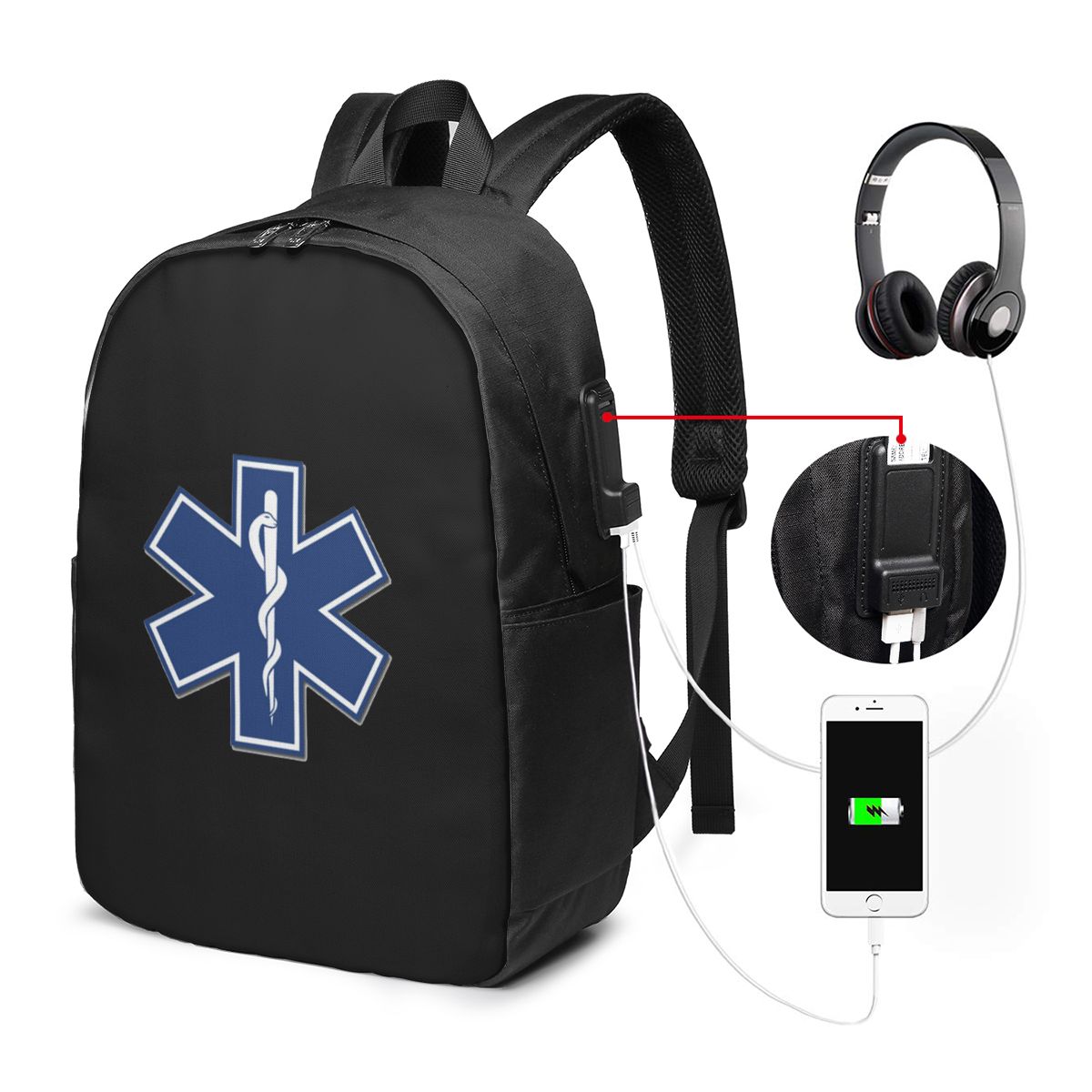 EMT Star Of Life กระเป๋าเป้สะพ - Laptop Bag บทวิจารณ์และราคา